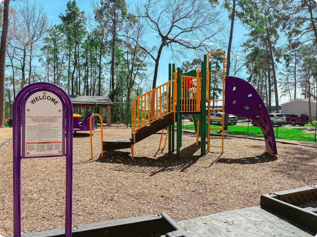 Timberwilde homes neighborhood playground
